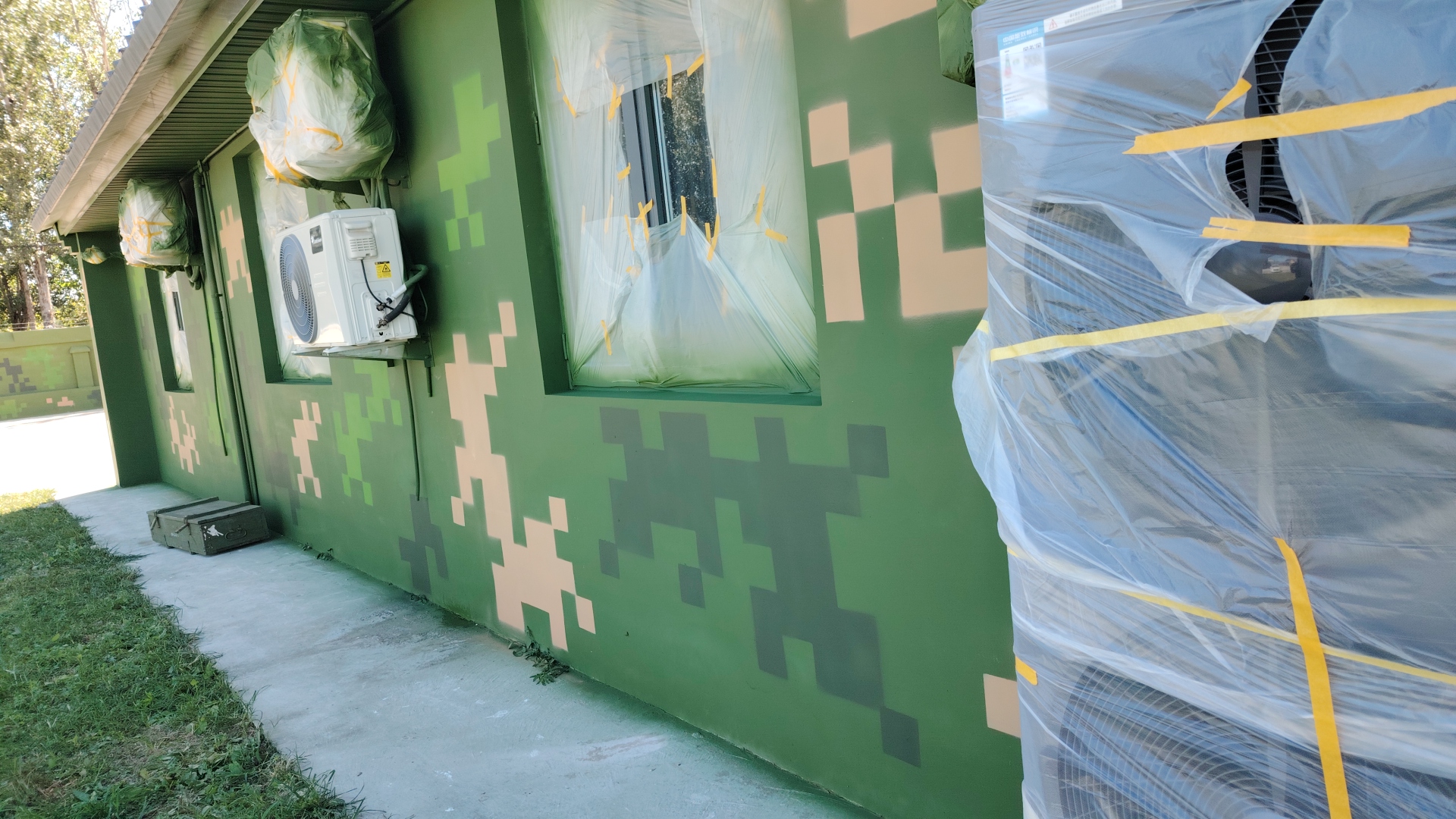 延边朝鲜族外墙迷彩漆施工多少钱 伪装迷彩漆  