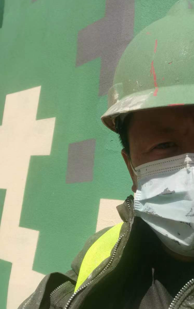 延边朝鲜族迷彩漆未完全固化；